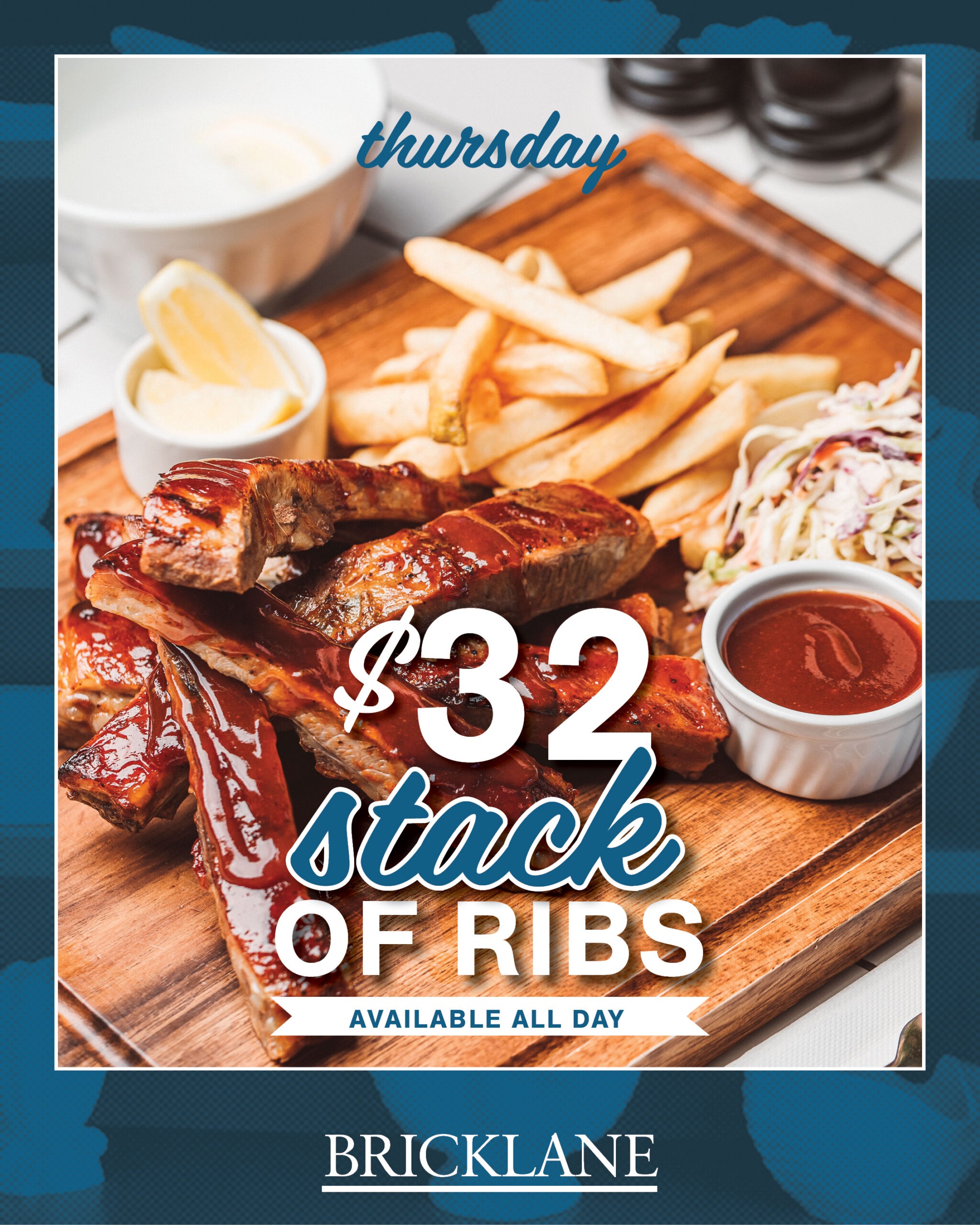 Stack of Ribs $29 at Bricklane