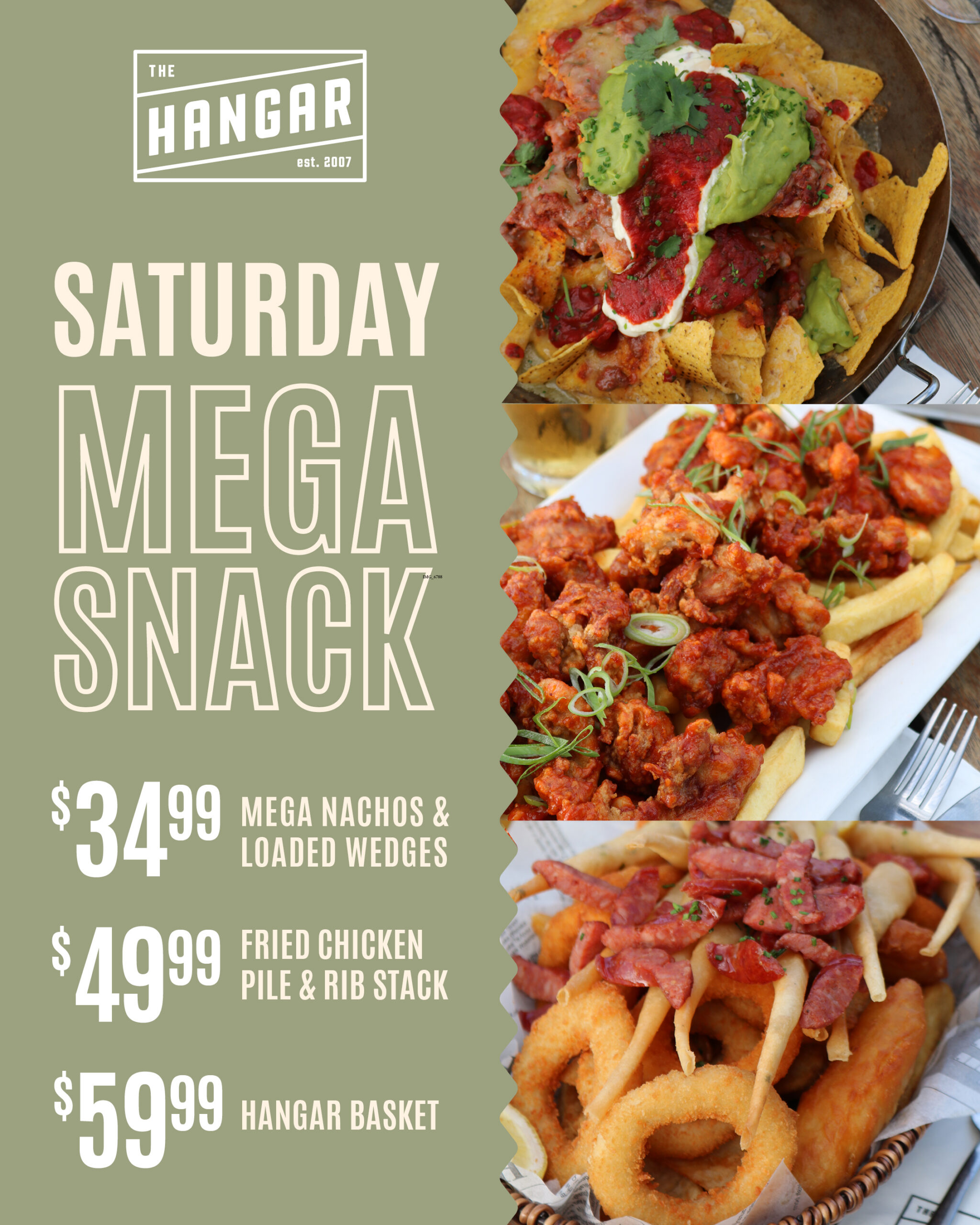 Mega Snack Saturday at The Hangar