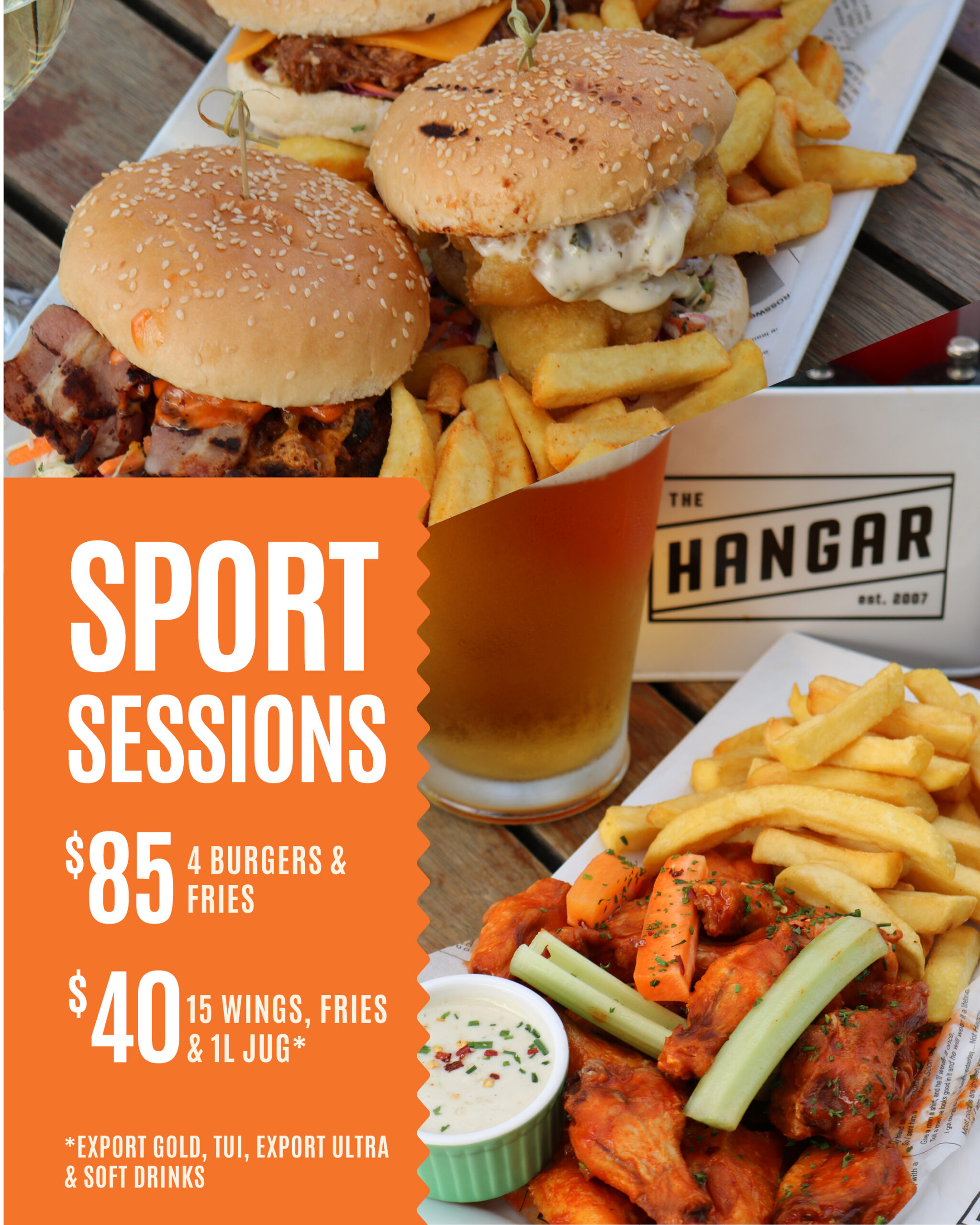 Sport Sessions at The Hangar